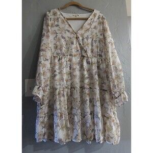 Kings Road Dress Women's XL, Polyester, Indian, 18.5 Inch Of Armp To Armp.